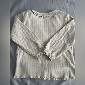 Zara kids light cream sweater